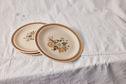 Small Floral Printed Plates