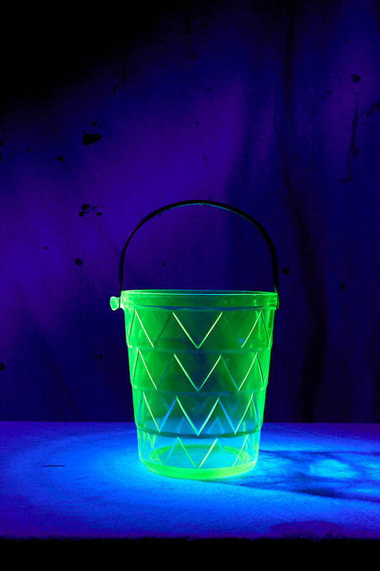 Uranium Glass Bucket