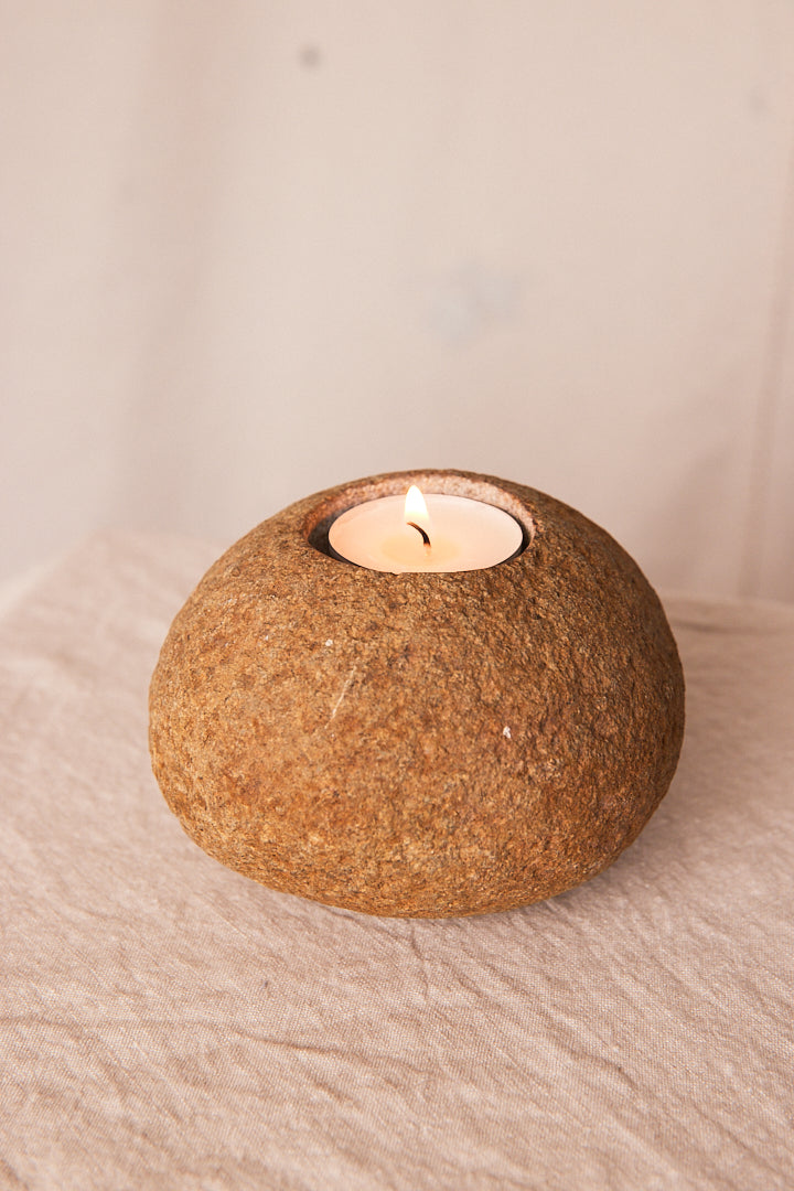 Rock Tealight Holder