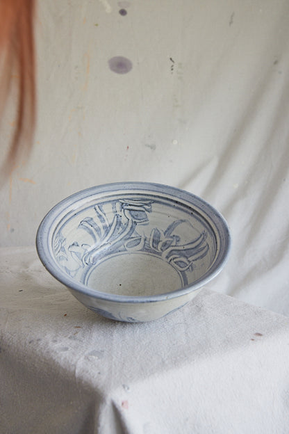 Ceramic Abstract Print Bowl