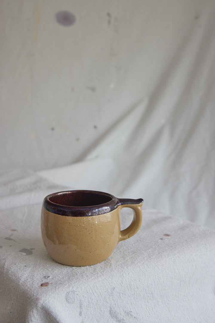 Two-Tone Small Ceramic Mug