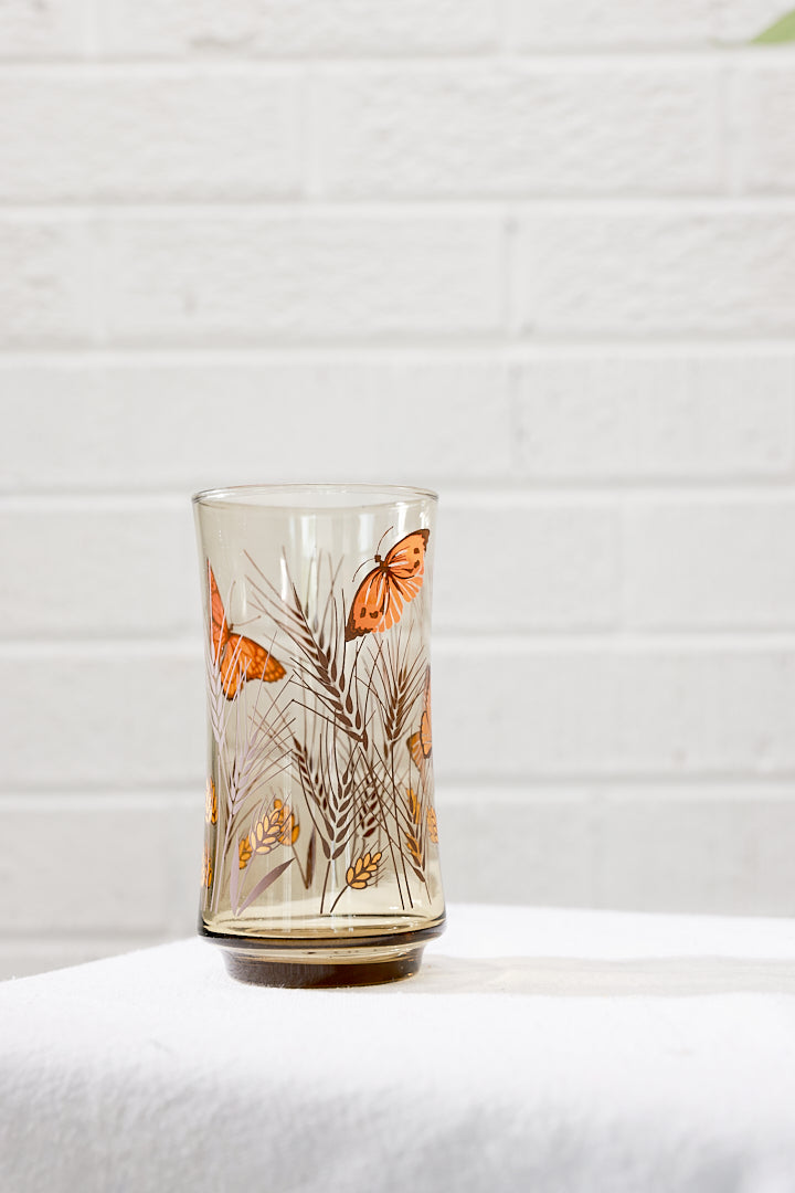 Libbey Butterfly Wheat Glass